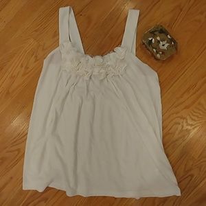 🌷CLOSET CLOSE OUT🌷
Express Front Ruffle Tank Top
Size Small